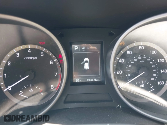 2017 Hyundai Santa Fe 2.4L with VIN 5XYZTDLB1HG466089, listed as a IAAI auction lot 42228320 with 138,476 mi miles and . Bid and sale history available at DreamBid. Image 7.