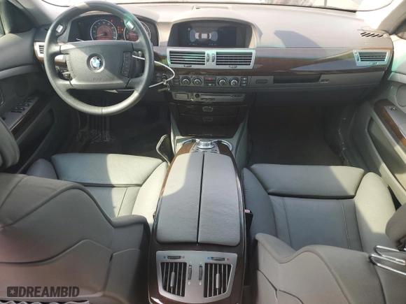 2007 BMW 7 Series 750i with VIN WBAHL83517DT10951, listed as a Copart auction lot 42565665 with 86,800 mi miles and Clean Title. Bid and sale history available at carsss.com. Image 8.