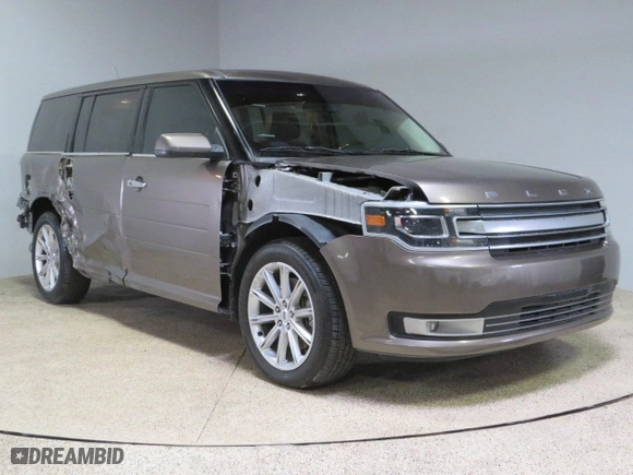 2019 Ford Flex Limited with VIN 2FMGK5D88KBA03540, listed as a Copart auction lot 83447264 with 30,719 mi miles and Salvage Title. Bid and sale history available at carsss.com. Image 1.