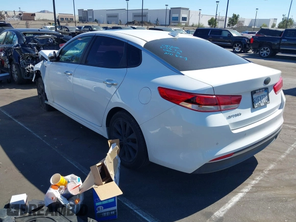 2018 Kia Optima LX with VIN 5XXGT4L37JG266313, listed as a IAAI auction lot 41662782 with Not Provided miles and . Bid and sale history available at carsss.com. Image 3.