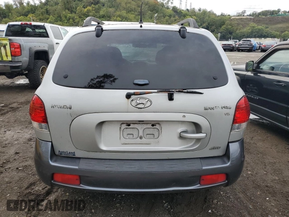 2005 Hyundai Santa Fe GLS with VIN KM8SC73D25U931019, listed as a Copart auction lot 72907894 with 246,060 mi miles and Salvage Title. Bid and sale history available at carsss.com. Image 6.