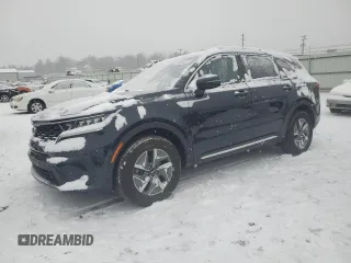 2021 Kia Sorento Hybrid S with VIN KNDRG4LG3M5061144, listed as a Copart auction lot 85591824 with 50,252 mi miles and Salvage Title. Bid and sale history available at carsss.com. Image 1.