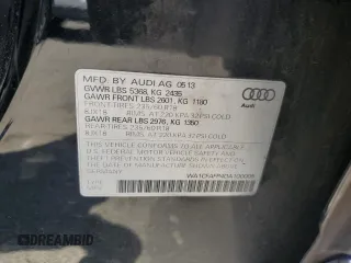 2013 Audi Q5 Premium с VIN WA1CFAFP4DA100005, выставлен на аукционе Copart как лот 60406045 с пробегом 176 384 миль миль и Списание • Salvage title. История ставок и продаж доступна на DreamBid. Изображение 13.