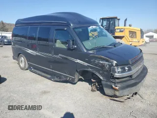 2005 Chevrolet Express Cargo Van YF7 Upfitter with VIN 1GBFG15T451209911, listed as a Copart auction lot 77113804 with 165,278 mi miles and Salvage Title. Bid and sale history available at carsss.com. Image 4.