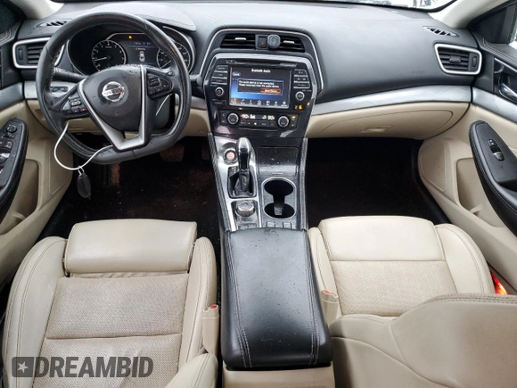 2017 Nissan Maxima SV with VIN 1N4AA6AP0HC383938, listed as a Copart auction lot 50135285 with 162,397 mi miles and Salvage Title. Bid and sale history available at DreamBid. Image 8.