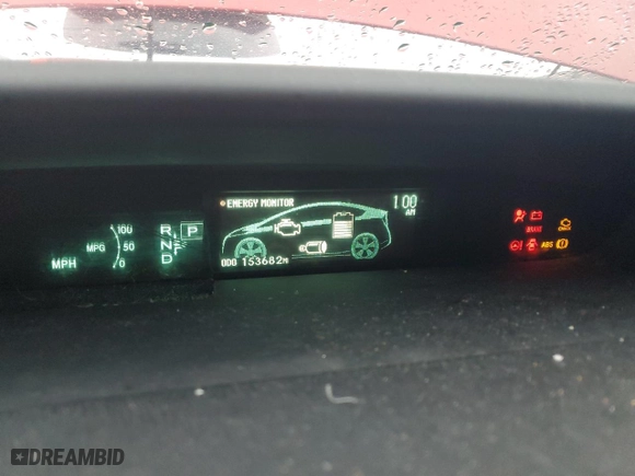 2010 Toyota Prius II with VIN JTDKN3DU5A5201955, listed as a Copart auction lot 86364624 with 153,682 mi miles and Salvage Title. Bid and sale history available at carsss.com. Image 9.