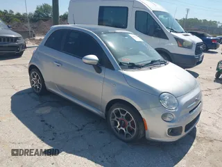2012 FIAT 500 Sport z VIN 3C3CFFBR1CT381444, wystawiony jako IAAI lot #41909690 z przebiegiem 11 941 mil mil oraz . Historia ofert i sprzedaży dostępna na DreamBid. Obrazek 1.