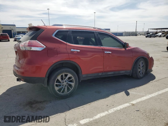 2016 Nissan Rogue SL with VIN 5N1AT2MT1GC730869, listed as a Copart auction lot 51115805 with 128,679 mi miles and Salvage Title. Bid and sale history available at DreamBid. Image 3.