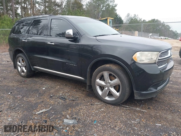 2012 Dodge Durango Citadel with VIN 1C4RDHEG5CC260204, listed as a IAAI auction lot 41456420 with 243,085 mi miles and . Bid and sale history available at DreamBid. Image 1.