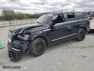 2021 Lincoln Navigator Reserve with VIN 5LMJJ2LT4MEL11287, listed as a Copart auction lot 49691195 with 43,523 mi miles and Salvage Title. Bid and sale history available at carsss.com. Image 1.