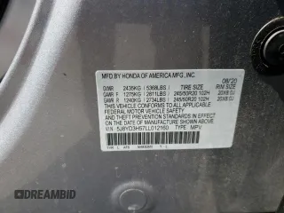2020 Acura MDX w/Technology Pkg with VIN 5J8YD3H57LL012160, listed as a Copart auction lot 65975034 with 48,806 mi miles and Salvage Title. Bid and sale history available at carsss.com. Image 14.