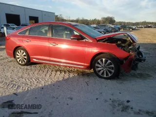 2017 Hyundai Sonata Sport with VIN 5NPE34AF6HH561860, listed as a Copart auction lot 88661045 with 95,325 mi miles and Salvage Title. Bid and sale history available at carsss.com. Image 4.