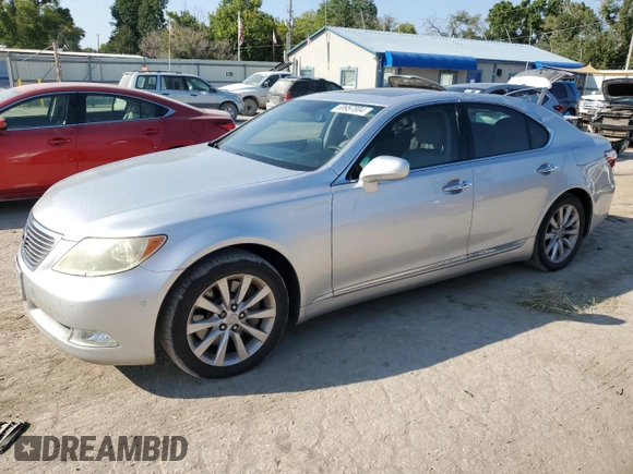 2009 Lexus LS 460 with VIN JTHCL46F795001457, listed as a Copart auction lot 69957804 with 143,649 mi miles and Salvage Title. Bid and sale history available at DreamBid. Image 1.