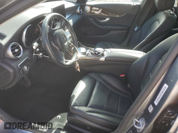 2018 Mercedes-Benz C 300 with VIN 55SWF4KB9JU256444, listed as a Copart auction lot 50066785 with 71,612 mi miles and Salvage Title. Bid and sale history available at DreamBid. Image 7.