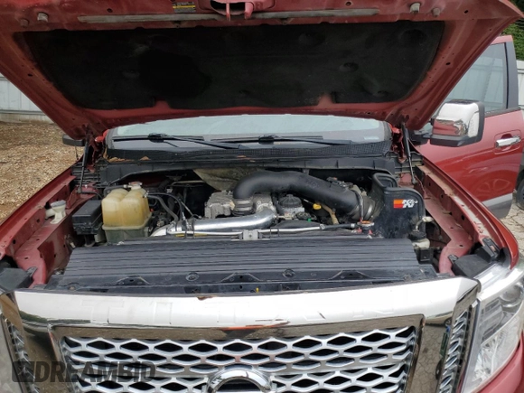 2017 Nissan Titan Pro-4X z VIN 1N6BA1F43HN562363, wystawiony jako Copart lot #58604115 z przebiegiem 102 412 mil mil oraz Czysty tytuł • Clean title. Historia ofert i sprzedaży dostępna na DreamBid. Obrazek 11.