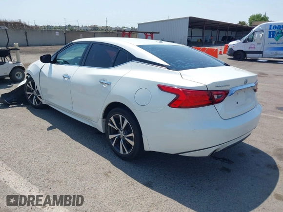 2017 Nissan Maxima SL with VIN 1N4AA6AP1HC409561, listed as a IAAI auction lot 42452859 with 107,640 mi miles and . Bid and sale history available at DreamBid. Image 3.