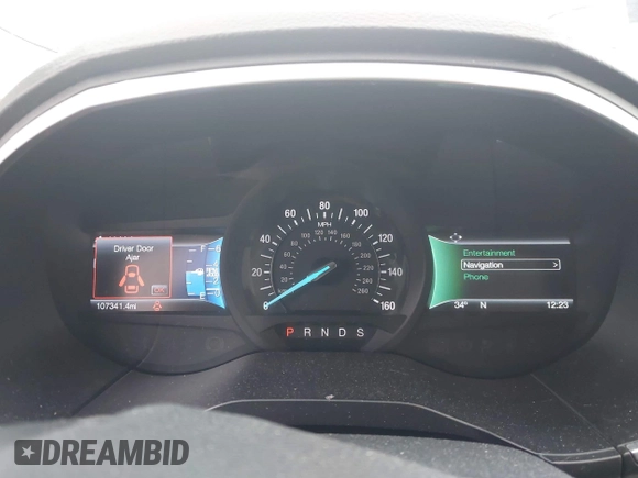 2017 Ford Edge Titanium with VIN 2FMPK4K9XHBB58184, listed as a IAAI auction lot 41945899 with 107,341 mi miles. Bid and sale history available at carsss.com. Image 7.