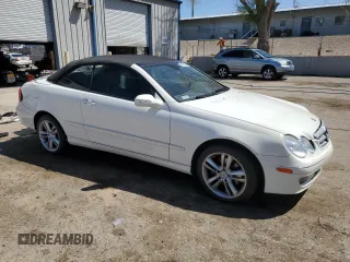2006 Mercedes-Benz CLK 350 with VIN WDBTK56G16T071755, listed as a Copart auction lot 52052555 with 29,443 mi miles and Salvage Title. Bid and sale history available at DreamBid. Image 4.