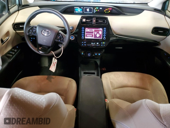 2021 Toyota Prius LE with VIN JTDL9MFU4M3029624, listed as a Copart auction lot 63574795 with 36,209 mi miles and Non repairable. Bid and sale history available at DreamBid. Image 8.