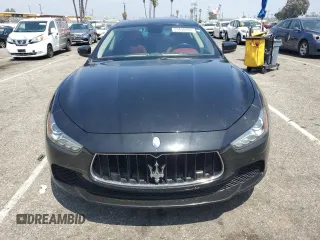 2017 Maserati Ghibli with VIN ZAM57XSA9H1238334, listed as a Copart auction lot 53439293 with 106,711 mi miles. Bid and sale history available at carsss.com. Image 5.