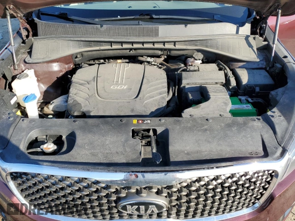 2018 Kia Sorento SX with VIN 5XYPKDA58JG400846, listed as a Copart auction lot 46552055 with 48,677 mi miles and Salvage Title. Bid and sale history available at DreamBid. Image 12.