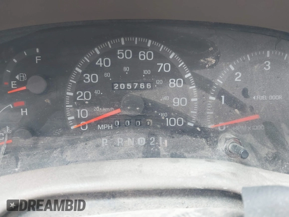 1997 Ford F-150 XL with VIN 1FTEX18L5VNC45344, listed as a IAAI auction lot 41690852 with 205,766 mi miles. Bid and sale history available at carsss.com. Image 7.