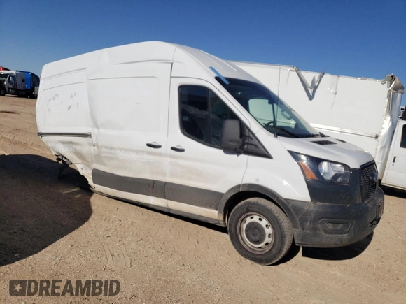 2023 Ford Transit Cargo z VIN 1FTBR1X81PKA66166, wystawiony jako Copart lot #46865065 z przebiegiem 108 487 mil mil oraz Szkoda całkowita • Salvage title. Historia ofert i sprzedaży dostępna na DreamBid. Obrazek 4.