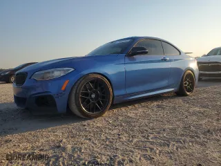 2017 BMW 2 Series M240i with VIN WBA2G1C34HV639283, listed as a Copart auction lot 75932744 with 43,470 mi miles and Salvage Title. Bid and sale history available at carsss.com. Image 1.
