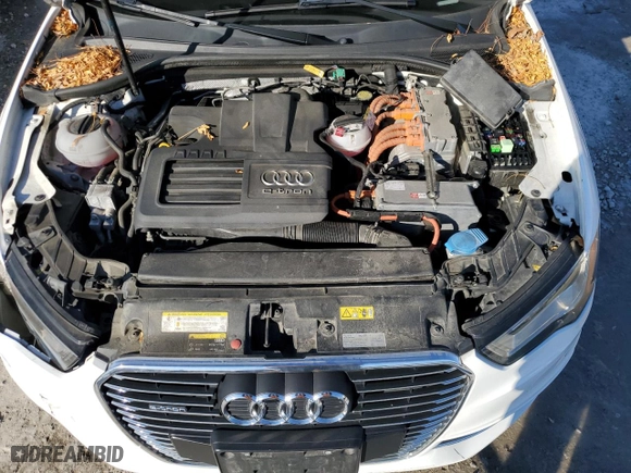 2016 Audi A3 e-tron Premium with VIN WAUUPBFF3GA111292, listed as a Copart auction lot 84665974 with 73,929 mi miles and Salvage Title. Bid and sale history available at carsss.com. Image 11.