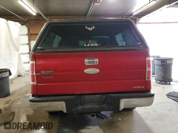 2012 Ford F-150 XL with VIN 1FTEX1EM5CFB00552, listed as a Copart auction lot 54605365 with 237,462 mi miles and Salvage Title. Bid and sale history available at carsss.com. Image 6.