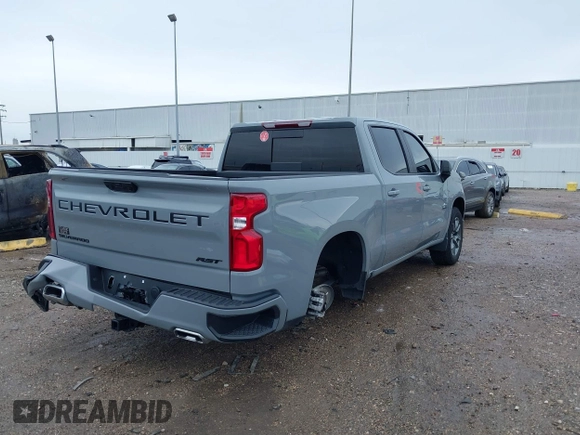 2024 Chevrolet Silverado 1500 RST with VIN 1GCUDEED4RZ364557, listed as a IAAI auction lot 41328591 with 8,793 mi miles. Bid and sale history available at carsss.com. Image 4.