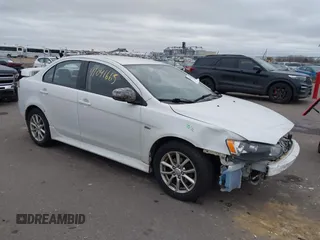 2016 Mitsubishi Lancer SE with VIN JA32V2FWXGU003619, listed as a IAAI auction lot 41041665 with 98,627 mi miles. Bid and sale history available at carsss.com. Image 1.