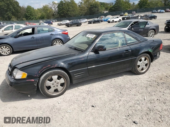 1999 Mercedes-Benz SL-Class with VIN WDBFA68F3XF187095, listed as a Copart auction lot 74514554 with 131,352 mi miles and Salvage Title. Bid and sale history available at carsss.com. Image 1.