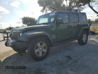 2008 Jeep Wrangler Unlimited Sahara with VIN 1J4GA59198L566019, listed as a Copart auction lot 53975965 with 184,612 mi miles and Salvage Title. Bid and sale history available at carsss.com. Image 1.