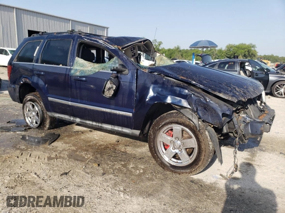 2006 Jeep Grand Cherokee Limited with VIN 1J4HR58246C115570, listed as a Copart auction lot 56926645 with Not provided miles and Non repairable. Bid and sale history available at DreamBid. Image 4.