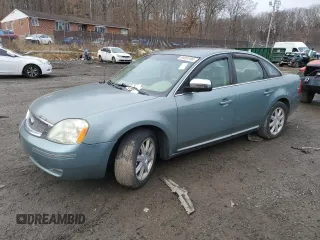 2007 Ford Five Hundred Limited with VIN 1FAHP28177G132462, listed as a Copart auction lot 84824184 with 0 mi miles and Salvage Title. Bid and sale history available at carsss.com. Image 1.