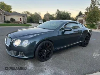 2013 Bentley Continental GT with VIN SCBFC7ZA0DC082776, listed as a Copart auction lot 77605124 with 22,533 mi miles and Clean Title. Bid and sale history available at DreamBid. Image 2.