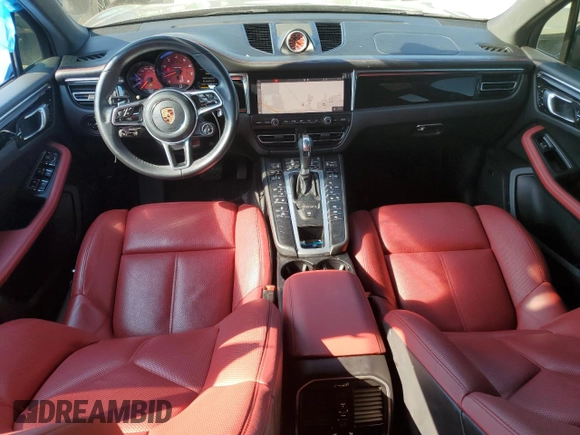 2019 Porsche Macan S with VIN WP1AB2A59KLB30217, listed as a Copart auction lot 55842105 with 73,280 mi miles and Salvage title. Bid and sale history available at DreamBid. Image 8.