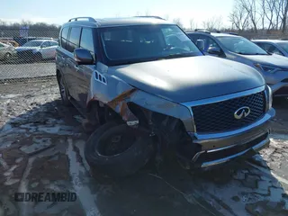 2017 Infiniti QX80 with VIN JN8AZ2NE4H9155804, listed as a IAAI auction lot 41544909 with Not Provided miles. Bid and sale history available at carsss.com. Image 1.