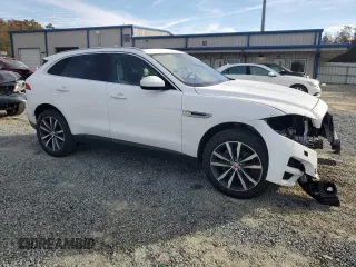 2020 Jaguar F-Pace 25t Prestige with VIN SADCK2FX1LA652961, listed as a Copart auction lot 80920254 with 55,702 mi miles and Salvage title. Bid and sale history available at DreamBid. Image 4.