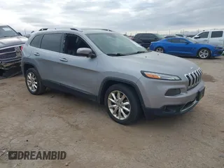 2014 Jeep Cherokee Limited with VIN 1C4PJLDB2EW160202, listed as a IAAI auction lot 41031874 with 168,181 mi miles. Bid and sale history available at carsss.com. Image 1.