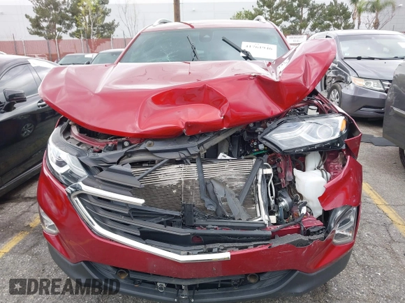2020 Chevrolet Equinox LT with VIN 2GNAXLEX7L6276783, listed as a IAAI auction lot 41761946 with 50,673 mi miles. Bid and sale history available at carsss.com. Image 6.