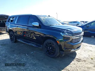 2022 Chevrolet Suburban Premier with VIN 1GNSKFKD5NR344147, listed as a IAAI auction lot 41358509 with 41,046 mi miles. Bid and sale history available at carsss.com. Image 1.
