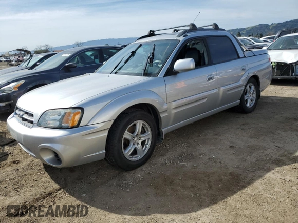 2003 Subaru Baja с VIN 4S4BT61C736102694, выставлен на аукционе Copart как лот 48075095 с пробегом 198 743 миль миль и Списание • Salvage title. История ставок и продаж доступна на DreamBid. Изображение 1.