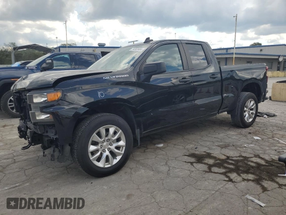2020 Chevrolet Silverado 1500 Custom with VIN 1GCRWBEH1LZ362211, listed as a Copart auction lot 74352484 with 96,416 mi miles and Salvage Title. Bid and sale history available at carsss.com. Image 1.