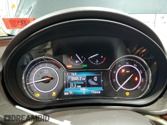 2015 Buick Regal with VIN 2G4GL5EX5F9199405, listed as a Copart auction lot 49410625 with 35,680 mi miles and Salvage title. Bid and sale history available at DreamBid. Image 9.
