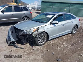 2017 Hyundai Sonata Sport with VIN 5NPE34AF6HH570154, listed as a IAAI auction lot 41991140 with 88,084 mi miles. Bid and sale history available at carsss.com. Image 17.
