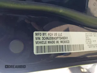 2023 Jeep Compass Latitude с VIN 3C4NJDBN3PT549241, выставлен на аукционе IAAI как лот 42462419 с пробегом 22 316 миль миль и . История ставок и продаж доступна на DreamBid. Изображение 9.