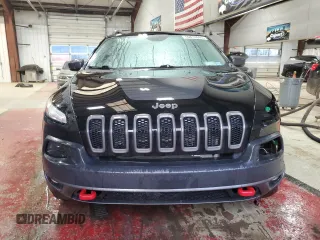 2017 Jeep Cherokee Trailhawk L Plus with VIN 1C4PJMBS9HD218394, listed as a Copart auction lot 49818695 with 73,863 mi miles and Salvage Title. Bid and sale history available at carsss.com. Image 5.