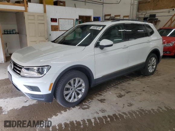 2018 Volkswagen Tiguan SEL with VIN 3VV2B7AX7JM140246, listed as a Copart auction lot 53629815 with 96,791 mi miles and Clean title. Bid and sale history available at DreamBid. Image 1.